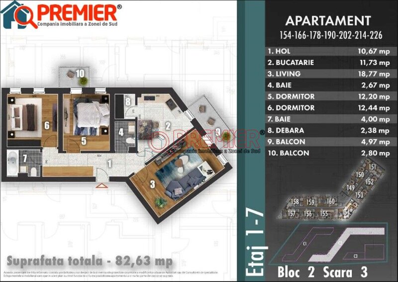 Metalurgiei, Parc Tudor Arghezi, Z Park Residence, 3 camere